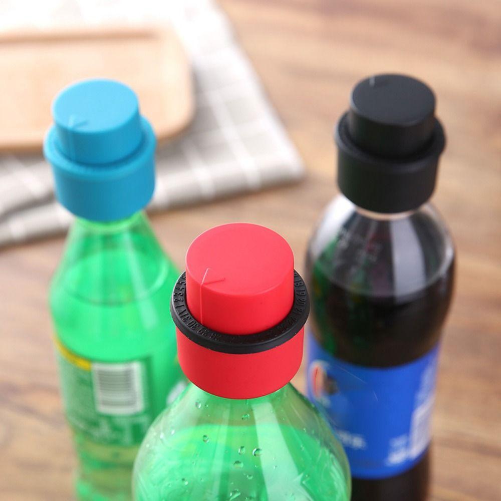 2pcs/Set Frizzy Carbonation Keeper Air Tight Bottle Stopper Soda Cap Beverage Saver Drink Sealer