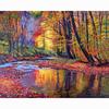 Полный 5D Diy Алмазная картина Пейзаж Лесная мозаика Вышивка Крестом Домашний декор Ручная работа