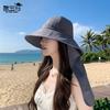 Летняя шляпа-панама с широкими полями и защитой шеи, шляпа от солнца для большого обхвата головы, шляпа для мужчин и женщин для активного отдыха, альпинизма, рыбалки