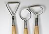 Pottery Pottery Tools Clay Flat C08 Supplies, Set, 3-Piece Set, Props, Liner, Spatula,