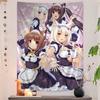 VIKAMA Cat Girl Tapestry Removable Wall Decal for Cat Girl Anime Perfect for Dorms and Bedrooms Ideal Gift for Anime Fans