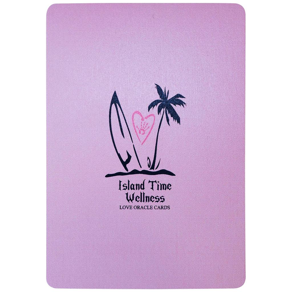 Island Time Wellness Love Карты Oracle Колоды Таро Уточнение и дополнение показаний Колода из 54 карт с ключевыми словами