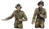 Royal Model 1/16 Набор немецких танкистов Waffen-SS времен Второй мировой войны Часть 1 (2 фигурки) Комплект смолы (Персонал)