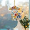 Acrylic Hanging Pendant with Lanyard Easy To Hang Animal Shaped Colorful Versatile Ornament Car Rearview Mirror Accessories