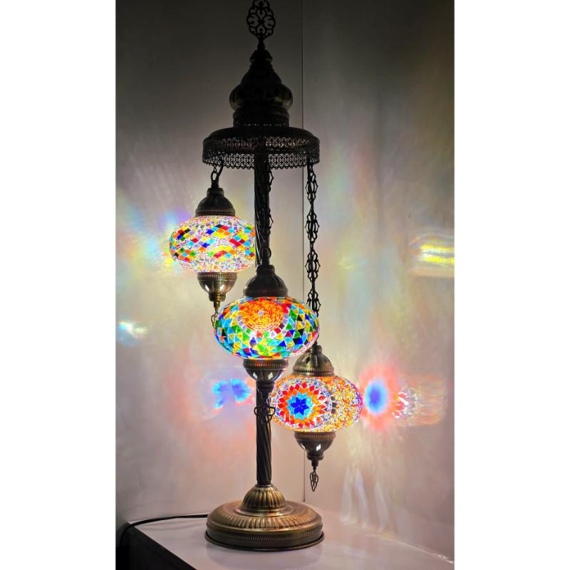 Аутентичная лампа с мозаичным пьедесталом 3