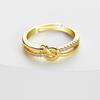 1999 Новая мода для девочек, кольцо для подруги, открытое кольцо, кольцо с гравировкой, кольцо с узлом, изысканные ювелирные изделия, комплект для пары, кольцо