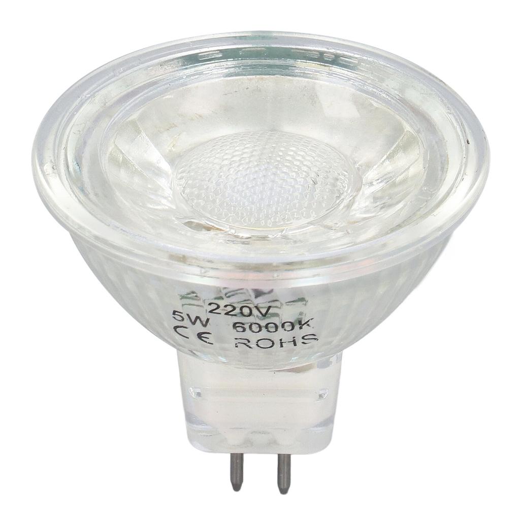 5 Вт COB светодиодная лампа стекло MR16 лампа с регулируемой яркостью точечная лампа для спальни гостиной 220 В