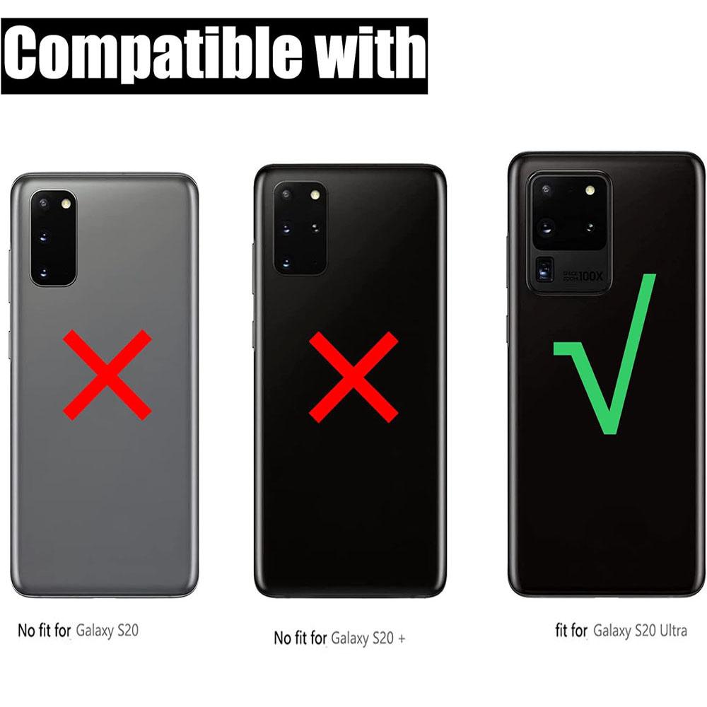 Корпус Дверца Стекло Задняя Крышка Аккумулятора Для Samsung Galaxy S20 Ultra