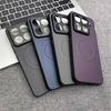 Чехол для Xiaomi 17T Pro Mi 17 T 15T 14 15 5G С MagSafe Магнитный Роскошный Полосатый Силиконовый Кожаный Задняя Крышка Защитный Корпус