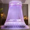 Hanging Mosquito Net Top Hook Encrypted Mesh Lace Patchwork Mosquito Repellent Round Dome Court Style Crib Canopy Bedroom Decoration