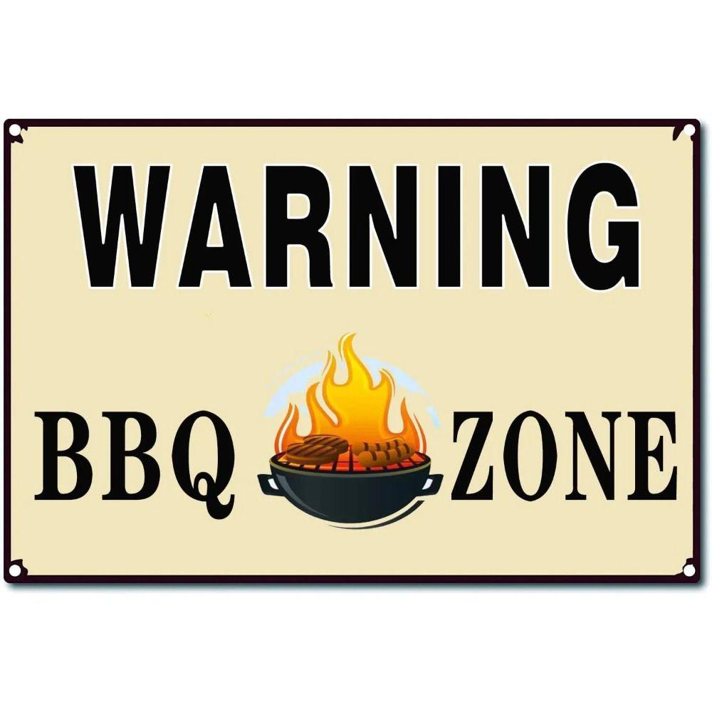 Barbecue BBQ Metal Tin Sign for Cottage 20x30cm