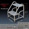 304 Stainless Steel Multi-purpose Step Stool & Ladder