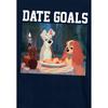Lady And The Tramp Childrens/Kids Date Goals Valentine`s Day Hoodie