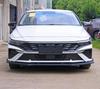 Индивидуальный боди-кит для Hyundai Elantra 23-й модели: Передний сплиттер, губа, боковые юбки, жалюзи, задний спойлер и угловые накладки