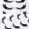 5 Pairs Of Oblique Flying Fox False Eyelashes, Natural Thick End Of The Eyes, Extended Eyelashes