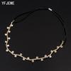 Ladies Hair Accessories Crystal Chain Charms Head Bands Women Jewelry Wedding Bridal Hair Jewelry