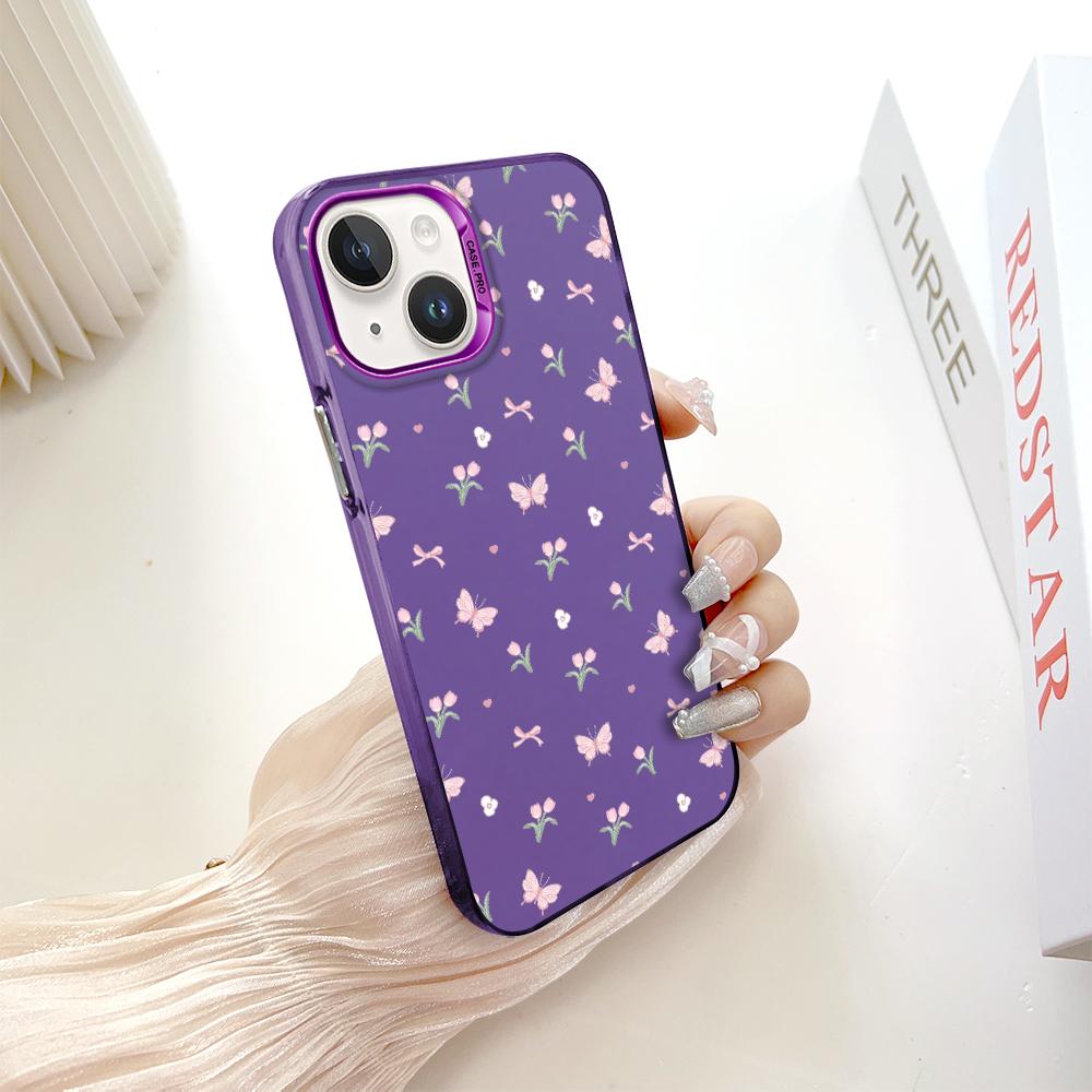 Модный красочный серебристый двусторонний чехол для телефона, мягкий край, жесткий чехол, полная защита, противоударный чехол для телефона для Samsung A16 A55 Xiaomi Redmi 14C Poco C75