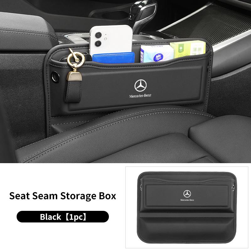CET1 2025 Hot For Benz Car Seat Multifunctional Gap Case Seat Phone Key Storage Box For Mercedes Benz W211 W124 W176 W177 C180 C200 C