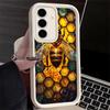 Phone Case for Samsung Galaxy S26 S25 Ultra S24 FE Bee Keeping Honey Cute Shell S23 Plus S22 + S21 S20 5G Soft Silicone Funda