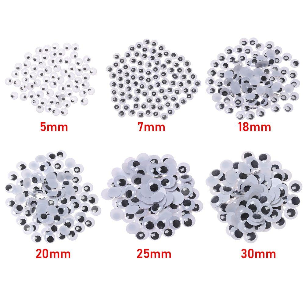 Stuffed Animals Parts DIY Dolls Materials 3D Dolls Accessories Wiggling Moving Eyes Plush Panda Eye