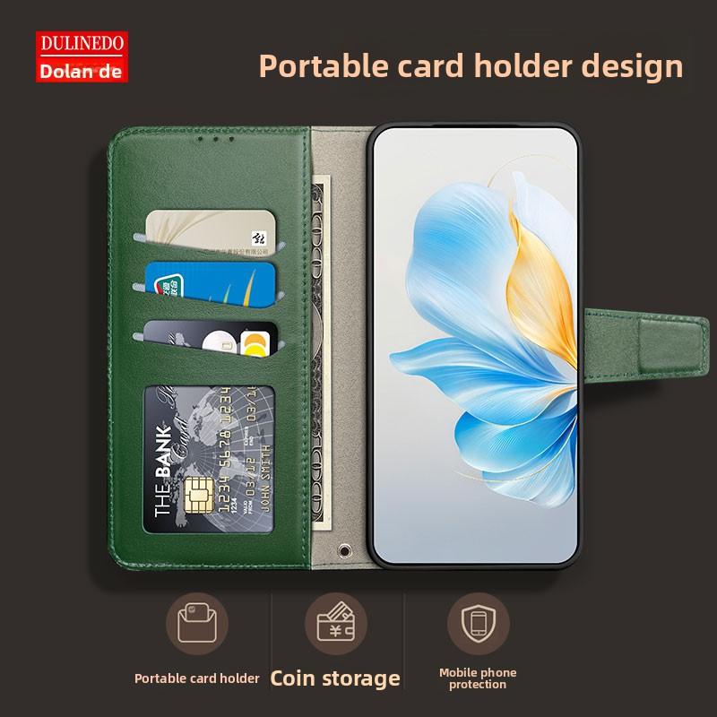 Leather Flip Case for Honor 600 500 400 300 Ultra WinRt Magic8 Pro Max 9 Wallet X70i Card Slot 200 Protective Cover 600 Lite
