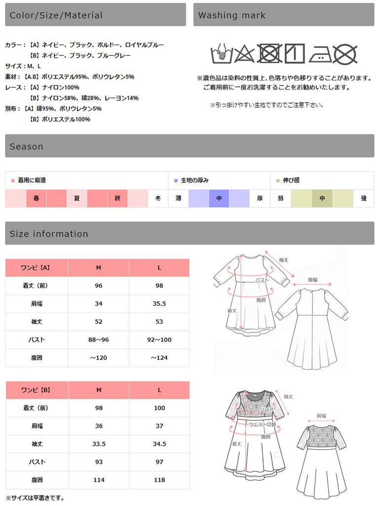 Sweet Mommy Maternity Nursing Dress with Lace Sleeves and Long Back Tail Cut Size M [Type B], Navy,