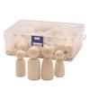 50Pcs Unfinished Wooden Peg Dolls Wooden Peg People Figures for DIY Art Craft Painting Peg Game  Home Party Decor