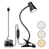 LED Reading Table Light Horn Model Eye-Caring Night Light 360°Flexible Study Read Light for Photographing Reading Makeup