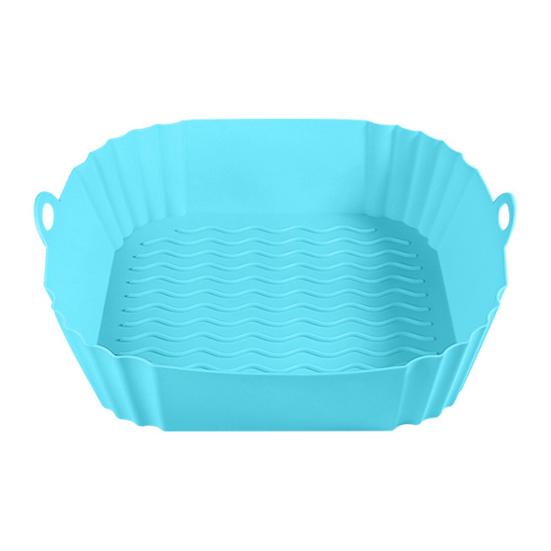 Силиконовая форма для аэрофритюрницы, многоразовая основа-коврик для аэрофритюрниц объемом от 3 до 5 фунтов, термостойкая, антипригарная, замена пергаментной бумаги