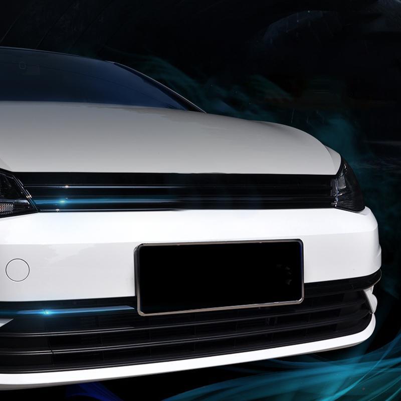 4Pcs Car Front Center Lower Grille Trim Strip for Golf 7.5 MK7.5 Modified Decorative Accessories