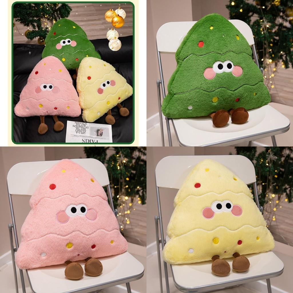 Очаровательная плюшевая кукла-подушка в виде рождественской елки, мягкая игрушка для детей, праздничный домашний декор, подарок