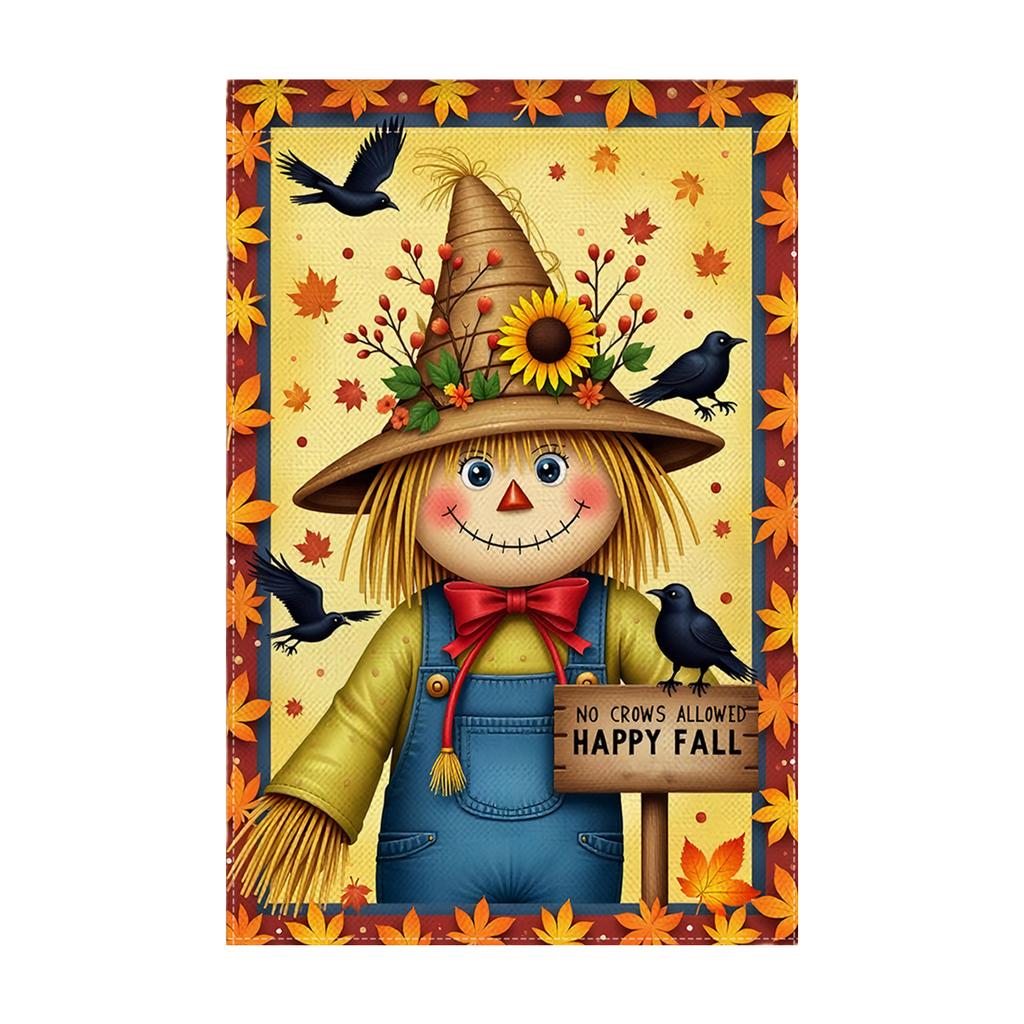 Durable Thanksgiving Fall Garden Flag Outdoor Yard Decoration Thanksgiving Banners for Autumn Party Home Decor