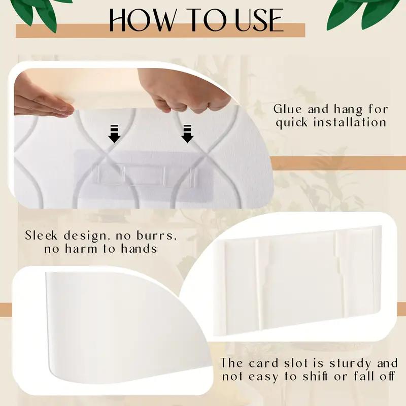 1шт настенный самоклеящийся держатель для хранения без перфорации, пластиковый органайзер для дверей шкафа, полка, кухонные принадлежности