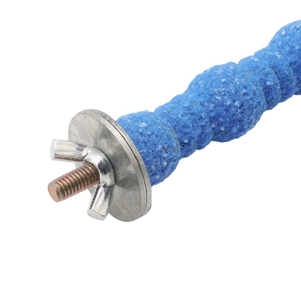 For Bird Cage Parrot Platform Bird Stand Rack Chew Toy Poles Grinding