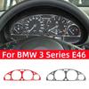 Для BMW 3 серии E46 M3 1999-2004 Аксессуары Декор Рамка Окантовка Декоративная Накладка Накладки Наклейки На Салон Из Углеродного Волокна На Панель Приборов