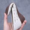 Fashion Summer New Genuine Leather Women's Sandals Fashion Wedges Mom Shoes Anti Slip Hollow Single Shoes Soft Soled Retro Women Shoe 43