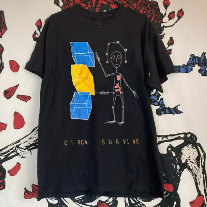 Circa Survive Футболка с принтом 'Find Unbalanced Structure' S-5XL HD841 Унисекс