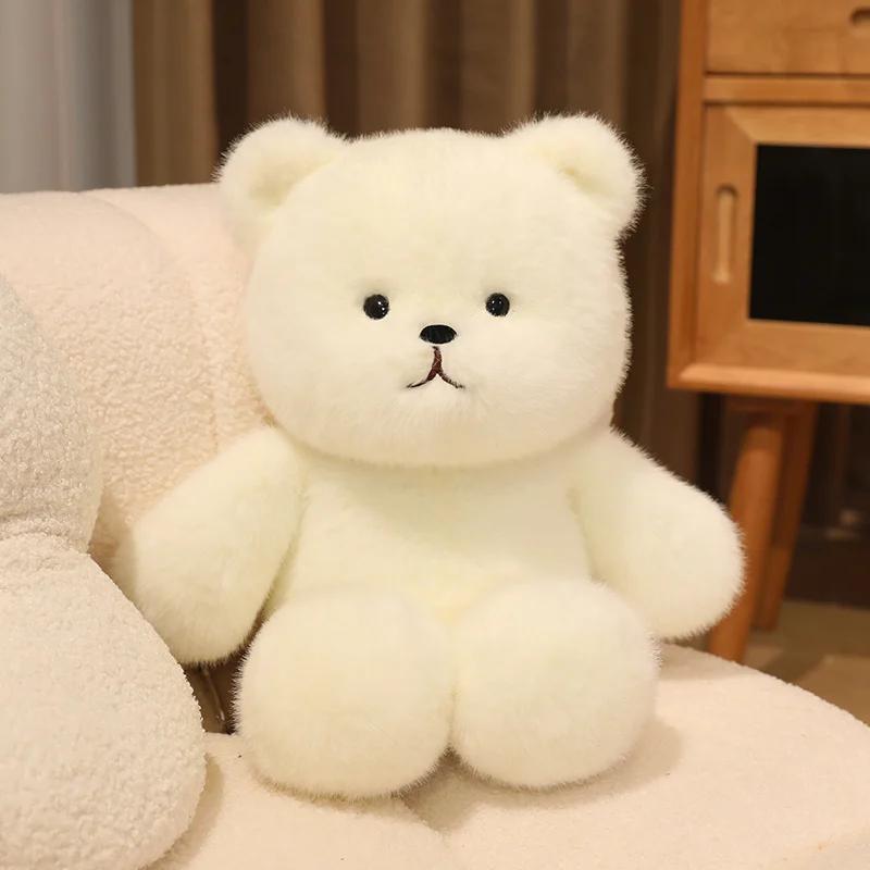 Cartoon Bear Rabbit Elephant Plush Toys Running Animal Stuffed Baby Doll Soft Pillow Children Appease Sleep Hug Doll Xmas Gifts