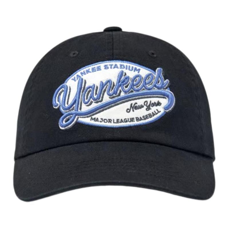 MLB Хлопковые бейсболки унисекс черные модные 3ACPV016N-50BKS