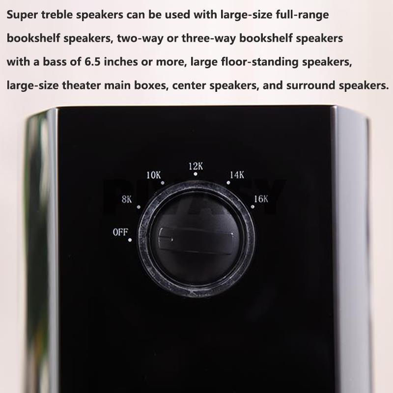 60W 6Ohm Brand New Fever Independent Ribbon Super Tweeter External Tweeter Speaker Passive Sound Box Extension