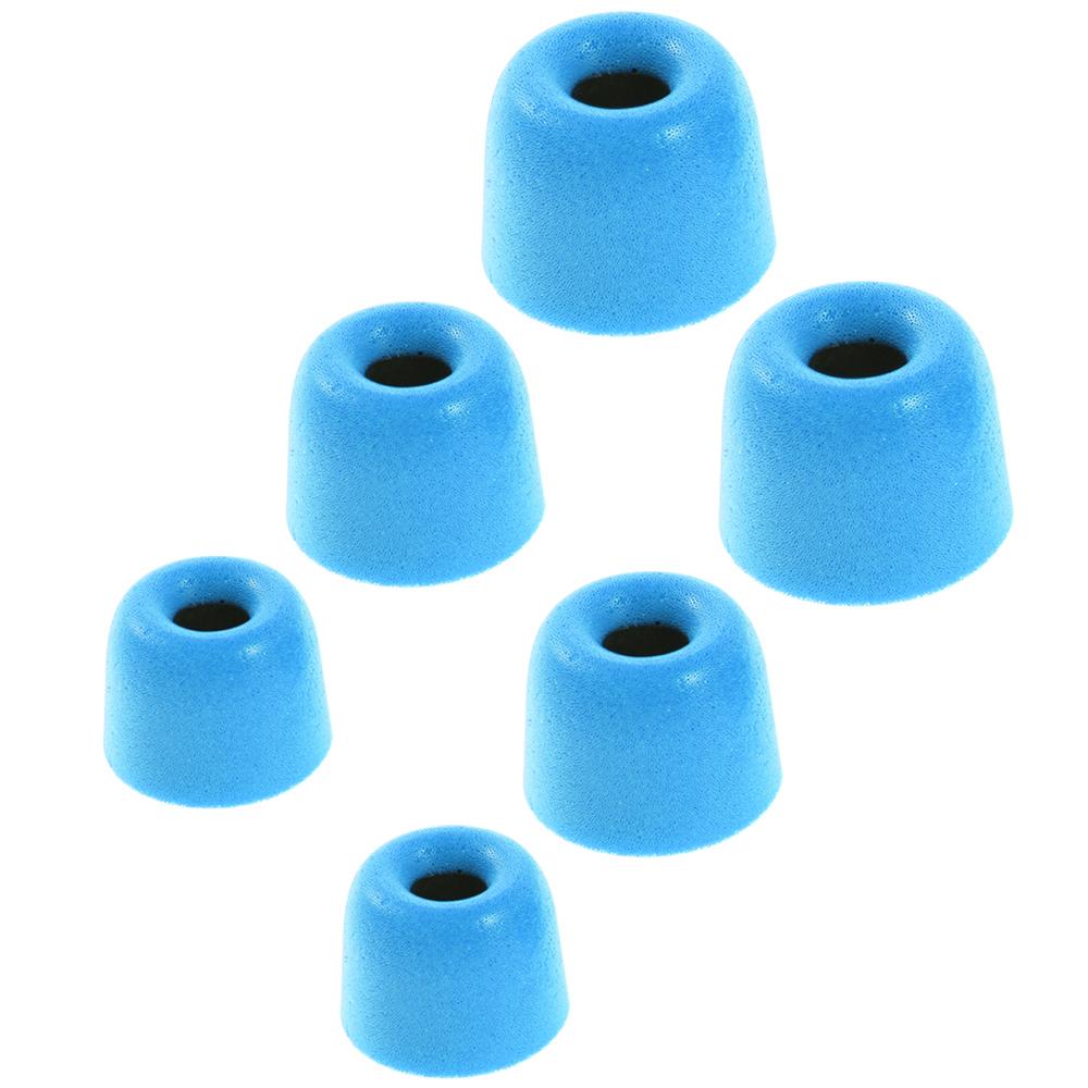 3 Pairs New Noise Isolating For Earphone Headphones Ear Pads Ear Tips Eartips Memory Foam