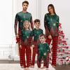 Christmas Prints Family Matching Long Sleeve Tops+Pants Set Family Matching Sets