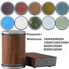 Роликовая точилка для ножей сапеле Магнитный держатель Точильный камень Набор точильных камней Угол 15 и 20 градусов Ролик Кухонный аксессуар