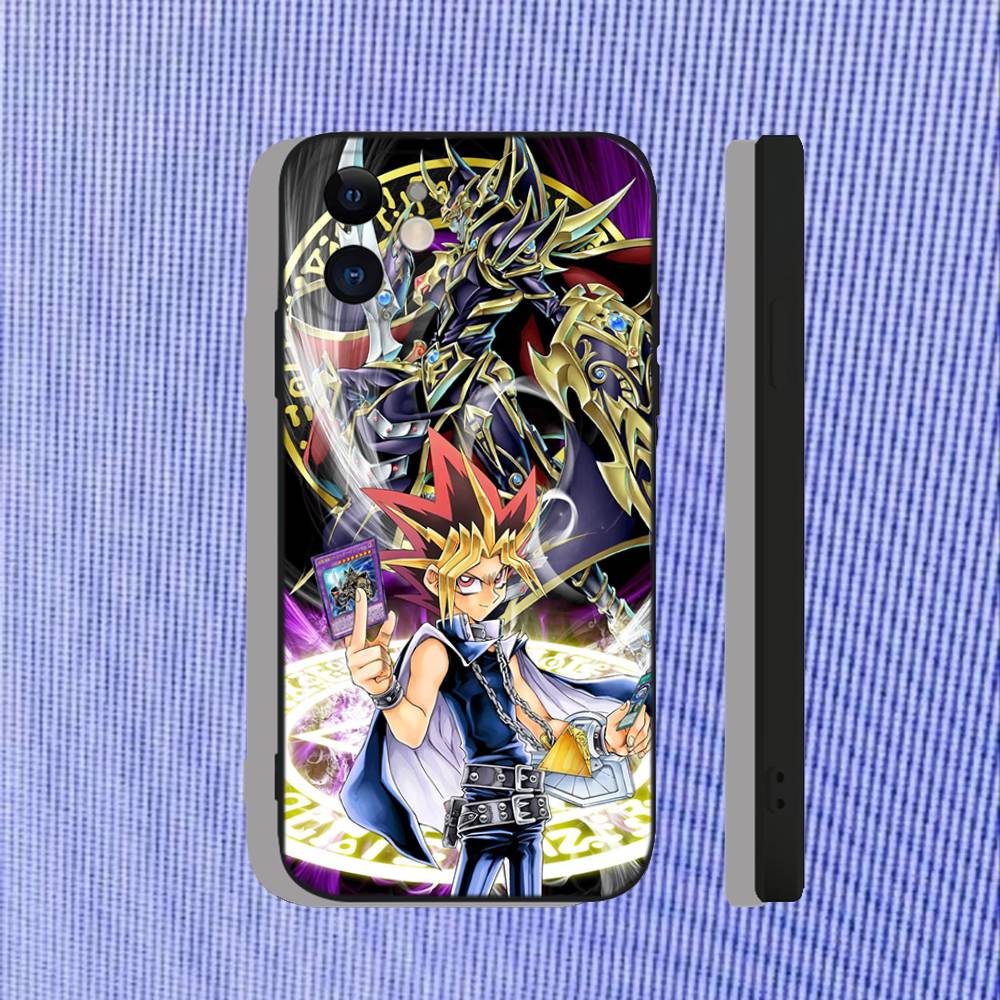 Anime Y-Yu Gi Oh OCG Phone Case For iPhone 17,16,15,14,13,12,11,Pro,Max,Plus,Air,X,XS,XR,SE,8,7,Mini,Soft Black Funda