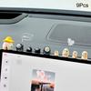 Cute Cartoon Car Interior Decoration Funny Little Ghost Car Center Console Rearview Mirror Decoration Car Accessories Gifts