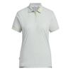 Женская футболка Adidas Golf Adizero Twist Knit с вентиляцией и коротким рукавом, цвет Wonder Silver,