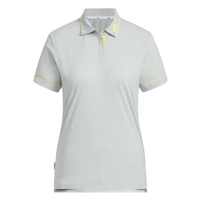 Женская футболка Adidas Golf Adizero Twist Knit с вентиляцией и коротким рукавом, цвет Wonder Silver,