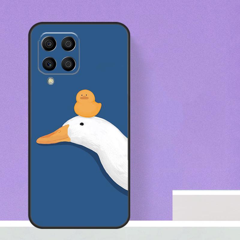 Cartoon Funny Goose Case For Samsung Galaxy M14 M34 M54 M31 M11 M13 M53 M51 M12 M32 M52 M16 M36 M56 M15 M35 M55