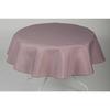 Round Tablecloth - Plain - Taupe - Ø 160 Cm - 100% Polyester - Stain-resistant