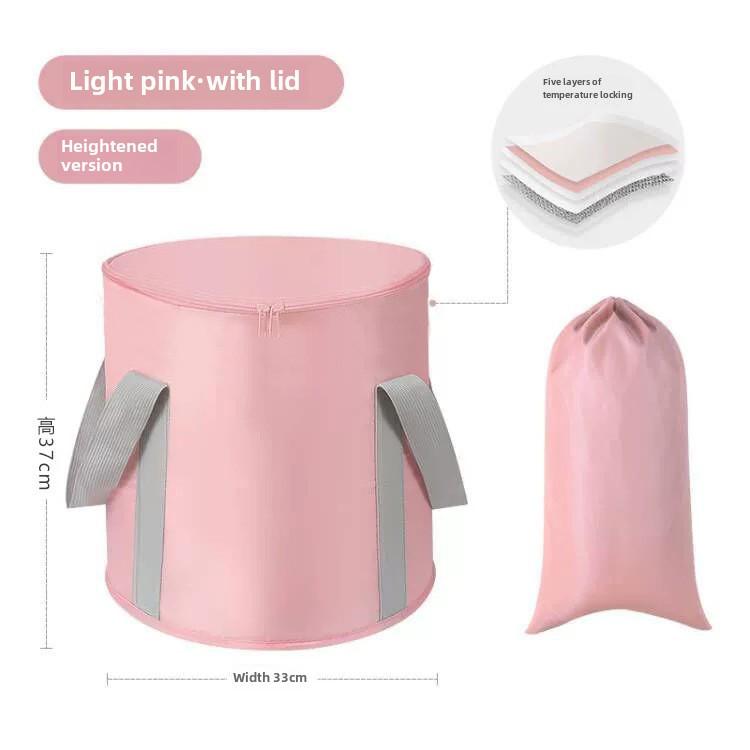 Складная дорожная ванночка для ног: Портативный, изолированный, сверхглубокий дизайн для защиты икр; Универсальное решение для домашних ванночек для ног.